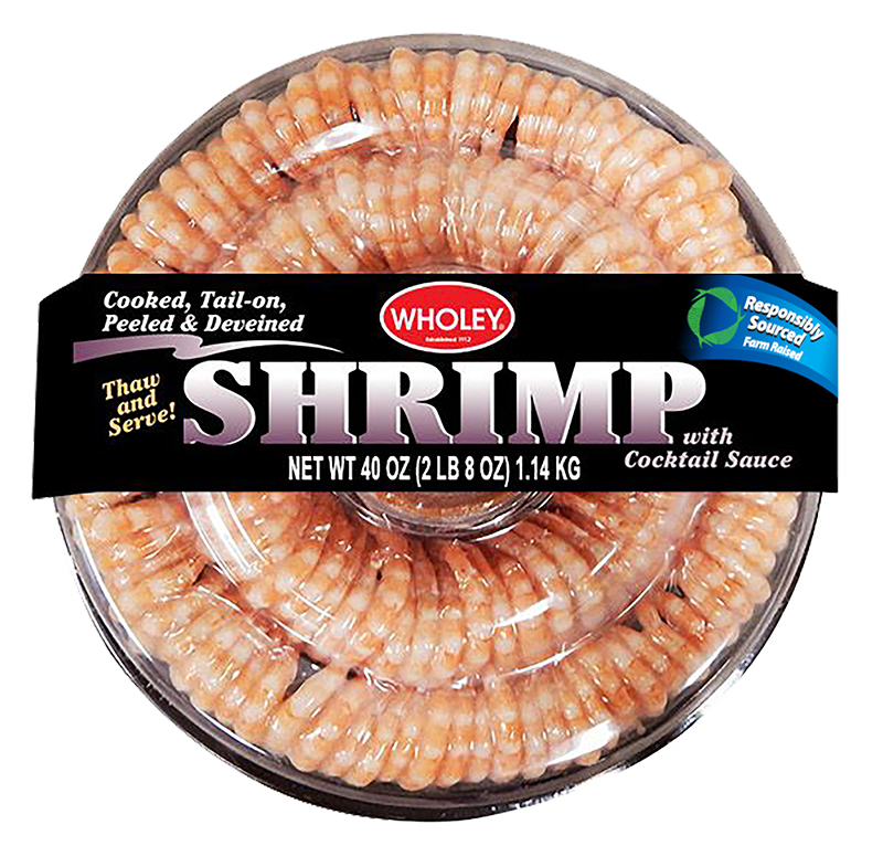 Cooked & Peeled Shrimp Ring, 45ct